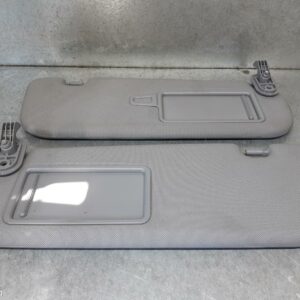 2014 Hyundai Veloster Sunvisor Fs Pair Grey W/ Mirror & Lamp Type 12/11-02/18 71383