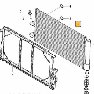 2018 Volvo Xc90 A C Condenser Mk2 04/15- 132211